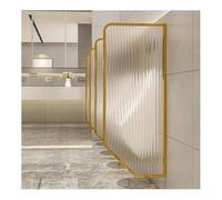 YUNFANOZ Cloison d'urinoir, Cloison de Toilettes, Cloison de séparation for Toilettes publiques, hôtels et Autres lieux(Gold,40x120cm)
