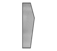 YUNFANOZ Paroi de Séparation pour Urinoir Cloison d'urinoir Écran de Protection Mural for centres commerciaux et lieux publics(Black,4pcs)