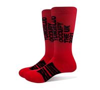 Yungblud Chaussettes Occupy The Uk Nouveau Officiel Unisex Rouge Ankle (Uk Size Size One Size