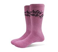 Yungblud Chaussettes Weird! Logo Nouveau Officiel Unisex Rose Ankle (Uk Size 7 - Size One Size