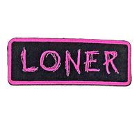 Yungblud - Patch à repasser LONER (Taille unique) (Rose/Noir)