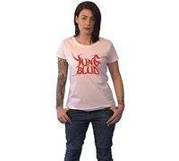 Yungblud T Shirt Deadhappy Logo Nouveau Officiel Femme Skinny Fit Blanc Size M