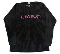Yungblud T Shirt Scratch Logo Nouveau Officiel Dip Dye Noir Long Sleeve Size XL