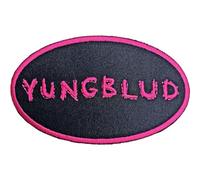 Yungblud - Rock Off officially licensed products Yungblud Patch Oval Logo Officiel Noir Embroidered Woven Iron On Size Accessory Size