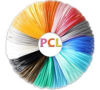Yungden Filaments PCL pour Stylo 3D, Recharges 1,75 mm pour Stylo D'impression 3D Basse Température, 20 Couleurs, Longueur Totale 100 m, Compatibles avec Les Stylos 3D Filapen (Stylo 3D non Inclus).
