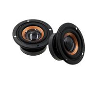 YUNGLOO 1 ensemble complet de fréquences rondes de 5,1 cm pour projets de caisson de basses basse fréquence haut-parleur rond étanche visuel à la maison