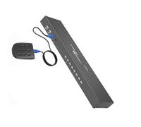 YUNGLOO 8 ports KVM Changement 4K Résolution 30Hz USB Partage Boîtier en métal de nombreux appareils Contrôle et Play Change