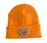 YUNGLOO Bonnet chaud confortable pour bébé tricoté respirant avec un design unique pour les tout-petits par temps froid chapeau de protection mignon ours, D, Taille unique