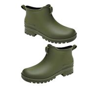 YUNGLOO Chaussures courtes confortables antidérapantes imperméables et respirantes pour la pêche et la pluie, Vert, R