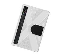 YUNGLOO Coque de protection à angles multiples pour 3 tablettes de jeu rouges avec support réglable anti-chute TPU souple Protection intégrale