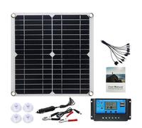 YUNGLOO Ensemble de panneaux solaires 12 V à double sortie USB avec contrôleur de charge 10 A-100 A pour panneau de commande de bateau maison