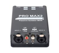 YUNGLOO Isolateur de son professionnel 2 voies - Courant sonore - Élimination du bruit - Filtre de diffusion en direct - Installation facile - Annulation du bruit