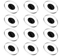 YUNGLOO Lot de 12 films de protection pour lunettes - Anti-chocs - Transparent - Accessoires précis en acrylique