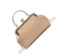 YUNGLOO Sac à main avec fermeture à sangle réglable pour femme - Sac de soirée léger - Intérieur spacieux - Sac à bandoulière convertible à trois voies, kaki, One Size