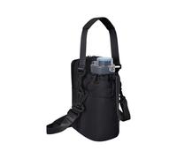 YUNGLOO Support thermique léger avec bandoulière amovible et compartiment pour téléphone pour aventures, pochette réglable pour bouteille d'eau pour équipement de randonnée, Noir , Beauté de masse