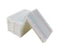 Yungui Lot de 6 petites planches d'expérimentation sans soudure, 400 points électroniques pour carte d'extension Proto Shield et kits Arduino