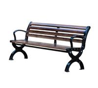 YUNHEST Siège d'extérieur, Banc d'extérieur, de Parc en Fibre de Carbone, résistant aux intempéries et Durable, de Loisirs avec Dossier, 150 cm de Long.(120 * 40 * 73cm)