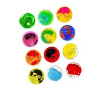 Yunhgft 12 Pièces Jouets Sensoriels Gel Souple Jouets Apaisants Mouvement Liquide Enfant Matériau Résistant pour Enfants Adapté Aux Cadeaux et Activités Scol, Cercle