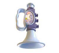 Yunhgft 2 Pièces Jouet Trompette Soufflante Musical Sensoriel Éducatif En PP Favorise La Motricité Des Enfants Convient Aux Garçons Filles Cadeau D'An, Bleu