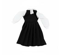 Yunhgft Bjd Robe de Poupée Tenue Noire et Blanche Uniforme Classique Vêtement de Collection Accessoire Convient à Collectionneur Décoration Maison , 29CM , Jupe D Étudiant