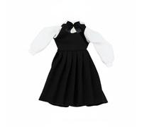 Yunhgft Bjd Robe de Poupée Tenue Noire et Blanche Uniforme Classique Vêtement de Collection Accessoire Convient à Collectionneur Décoration Maison , 29CM , Jupe avec Nœud Papillon