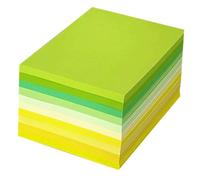 Yunhgft Bloc-Notes Mémo Papier Coloré Fait Main