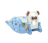 Yunhgft Cheval à Bascule 3 En 1, Facile à Installer, Idée Cadeau pour Enfants, Toboggan Pliable pour Aire de Jeux