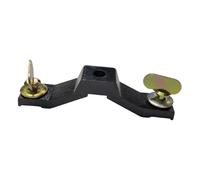 Yunhgft Connecteur de pont pour tête mobile, pince de montage pour structure, pinces de montage pour éclairage, aluminium noir, espacement des trous 14 cm