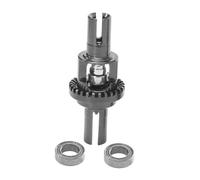 Yunhgft Différentiel RC Voiture Transmission Engrenage Métal Pièce Aluminium Assemblage Remplacement Compatible 1/28 Adapté aux Amateurs Compétition Loisirs, Gris