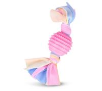 Yunhgft Ensemble Jouets à Mâcher pour Chien, Balle à Pois en Tissu, Rose | Surface en caoutchouc, Balle à picots chien, Occupation à domicile, Pour maîtres chiens