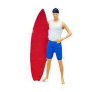 Yunhgft Figurine de Surf à L'échelle 1/64, Modèle de Poupée de Collection, Accessoires de Diorama, Style C
