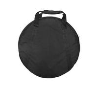 Yunhgft Housse de Cymbales, Sac de Rangement Noir avec Séparateurs Rembourrés, Anti-poussière, avec Poignée de Transport, étui pour Cymbales, Sac de Transport