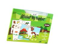 Yunhgft Livres de Coloriage D'autocollants pour Fêtes D'enfants pour Garçons et Filles,