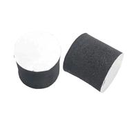 Yunhgft Lot de 2 éponges pour Déclencheurs de Batterie électronique, Silencieuses et Faciles à Assembler Soi-même, Noires, pour La Pratique.