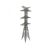 Yunhgft Maquette Miniature de Pylône électrique, Module Décoratif pour Aménagement Paysager, Accessoires Réalistes, Structure de Réseau En PP pour Amateurs, Style A