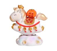 Yunhgft Mini figurine de cheval - Décoration de table en résine - Support d'animal - Statuette de collection - Convient pour la maison B - Blanc