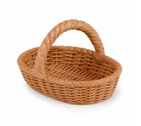 Yunhgft Miniatures pour Dollhouse : Objets et Cuisine Miniature pour scène à Construire, paniers Plats et Ronds