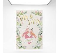 Yunhgft Petit Drapeau Jardin Double Face Mariage, Bannière Bienvenue pour Décoration Extérieure & Intérieure