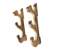 Yunhgft Présentoir Mural avec Porte-épée, Crochet pour Flûte en Bois, Support de Présentation en Matériau Carbonisé pour La Maison, Le Bureau, Un Café, Un Hôt, 3 Niveaux