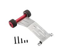 Yunhgft RC Car Wheelie Bar Barre Métallique En Acier Inoxydable pour Appui Arrière Kit D'Installation Simple avec Pièces de Remplacement Améliore Le Contrôle, Rouge