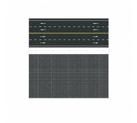 Yunhgft Sticker Base Plaque Routeur Ville Modulaire Prémonté PVC Impression Nette pour Architectes Amateurs Étudiants Exposition Scolaire Diorama, Modèle 8