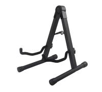 Yunhgft Support Guitare Stand Pliable Métal avec Pieds Antidérapants et Coussin Mousse pour Violoncelle Mandoline Ukulélé Banjo Adapté Aux Musiciens Écoles Pr, Noir de Fer