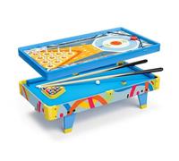 Yunhgft Table Multijeux 4-en-1, Mini Billard Américain Enfants, Table Jeu Convertible Bois, pour Maison, Table de Jeu 6 en 1 (Billard, Bowling, échecs, Hockey sur Glace, go, échecs Volants)