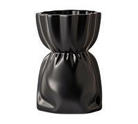 Yunhgft Vase de Table Design Polyvalent pour Branches Décoratives Récipient à Fleurs Décoratif Moderne Pot à Plantes Collection Ornementale Objet D, noir, 14,5 cm x 12,5 cm x 22,5 cm