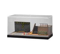 Yunhgft Vitrine de Présentation Échelle 1/64 Modèle de Scène Boîte de Rangement pour Voiture Support D'Exposition de Véhicule avec Arrière-plan Détail, Style B