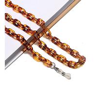 YUNHOME Chaîne De Lunettes Chaine Lunette Sangle De Lunettes 15 Couleurs De Léopard Acrylique Imprimé/Ambre/À Deux Tons De Lunettes De Chaîne De Lunettes De Lunettes De Chaîne-9 Léopard