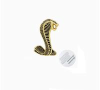 YUNHOME Logo De Voiture Emblème Voiture Badge Emblème 3D Stéréo Métal Network Bike Label Voiture Modifiée Verres Snake Stickers Snake Snake Snake-Cobra À Gauche du Filet