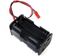 YUNIQUE FRANCE 1 Piece 1.5V AA Batterie Support/boîtier/Boite de Rangement Case et Fils de Connexion Type JST (Coleur Noir)