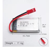 Yunique France 1 Piece Jxd 509g-22 3.7v 600mah Batterie Li-Po Avec Prise Jst Pour Jxd 509g Rc Quadcopter Drone-Autre Multicolore