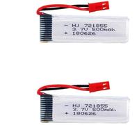 YUNIQUE FRANCE 2 pcs 3.7v 500mah Battery For Udi U818a U818 Rc Helicopter Spare Part